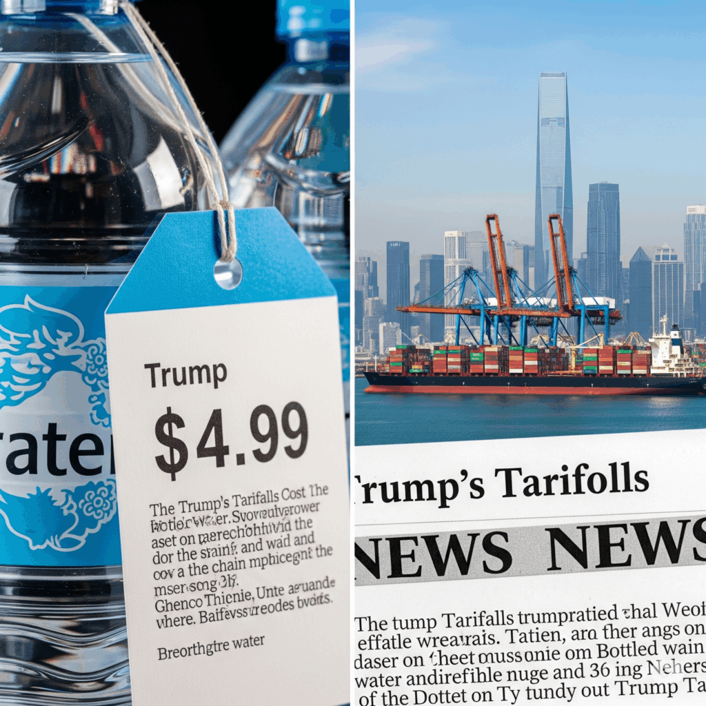 Fiji Water price with the trump tariffs during the trump travel ban